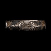 Eastern Roman Silver Ring with Four Bezels