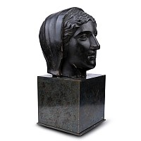 Stone Head of a Goddess