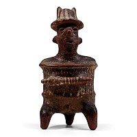 Jalisco Culture Terracotta Seated Figure