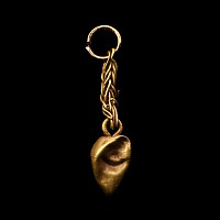 Western Asiatic Gold Teardrop Pendant