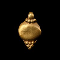 Western Asiatic Gold Grape Pendant