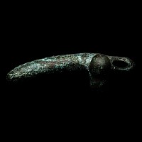 Roman Britain Bronze Phallic Pendant