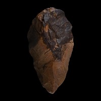 Large Stone Age Quartzite Pointed Handaxe Made by Homo Erectus