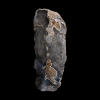 Stone Age Knapped Flint Adze with Blue-Grey Patina