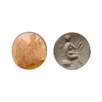 Roman Chalcedony Gemstone with Venus