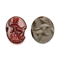 Roman Carnelian Gemstone with Jupiter