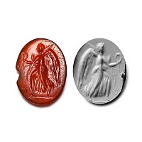 Roman Carnelian Gemstone with Victory
