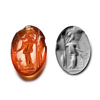 Roman Carnelian Gemstone with Minerva