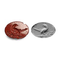 Roman Red Jasper Gemstone with Eagle
