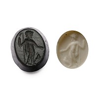 Roman Black Gemstone with Jupiter