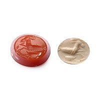Roman Carnelian Gemstone with Capricorn