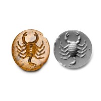 Roman Orange Jasper Gemstone with Scorpion