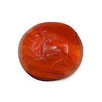 Roman Carnelian Gemstone with Lion