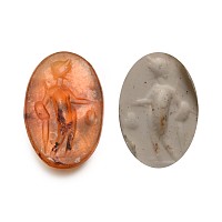 Roman Carnelian Gemstone with Mercury