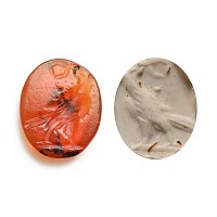 Roman Carnelian Gemstone with Eagle
