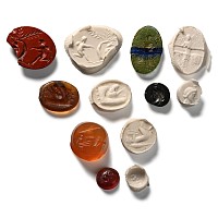 Roman Gemstone and Glass Intaglio Collection