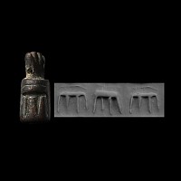 Western Asiatic Bronze Pendant Cylinder Seal