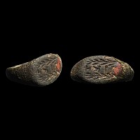 Roman Bronze Ring with Inscription