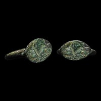 Greek Bronze Zoomorphic Ring