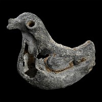 Roman Lead Child's Toy Bird