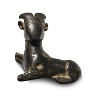 Luristan Bronze Recumbent Deer Mount
