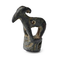 Roman Bronze Standing Ram Statuette