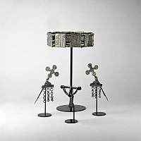Viking Period Ornate Crown with Brooch and Pin Set
