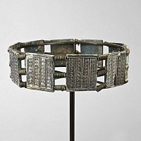 Viking Period Ornate Crown with Brooch and Pin Set