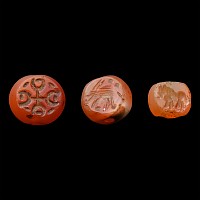 Sasanian Carnelian Stamp Seal Group