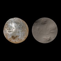 Large Sasanian Chalcedony Stamp Seal