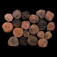 Roman Terracotta Bullae, Tesserae or Token Group