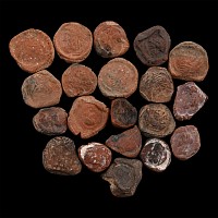 Roman Terracotta Bullae, Tesserae or Token Group
