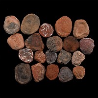 Roman Terracotta Bullae, Tesserae or Token Group