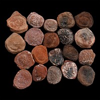 Roman Terracotta Bullae, Tesserae or Token Group