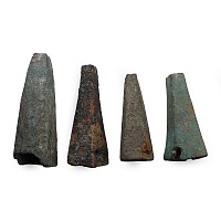 Canaanite Bronze Spear Butt Group
