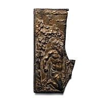 Renaissance Bronze Saint Jerome Plaque Fragment