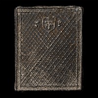 Medieval Pewter Miniature Plaque with Shield