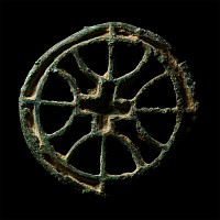 West Central Asian Bronze Stamp Seal with Cross