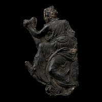 Renaissance Lead Fragment of a Draped Female