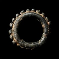 Celtic Bronze Decorated Ring Money