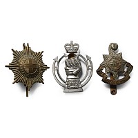 WWI and WWII Hat Badge Collection