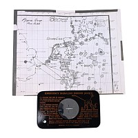 American Air Force WWII Aircraft Emergency Signalling Mirror