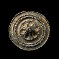 Roman Bronze Four-Way Bridle Strap Junction