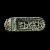 Byzantine Bronze Tongue-Shaped Strap End