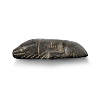 Roman Bronze Sleeping Dog Statuette