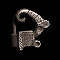 Phrygian Silver Bow Brooch