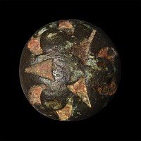 Celtic Enamelled Bronze Mount