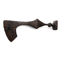 Viking Age Iron Bearded Axe-Hammer