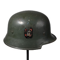 German WWII Fire Protection Police Helmet