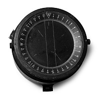 American Air Force WWII Bomber Aircraft's Cockpit Compass